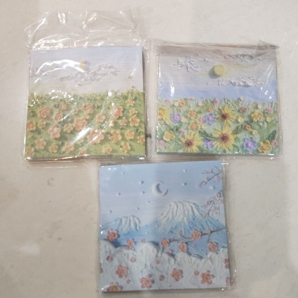 

DELUNASHOP STICKY NOTES MINI STICKY NOTE Memo Sticker NOTES MOTIF FLOWER