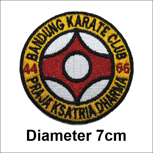 BORDIR BADGE PATCH EMBLEM BKC KARATE