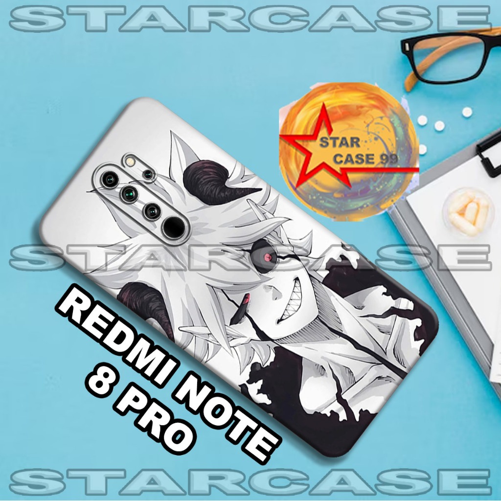 Softcase karet redmi note 8 pro/S29/Motif anime /case redmi note 8 pro/casing redmi note 8 pro