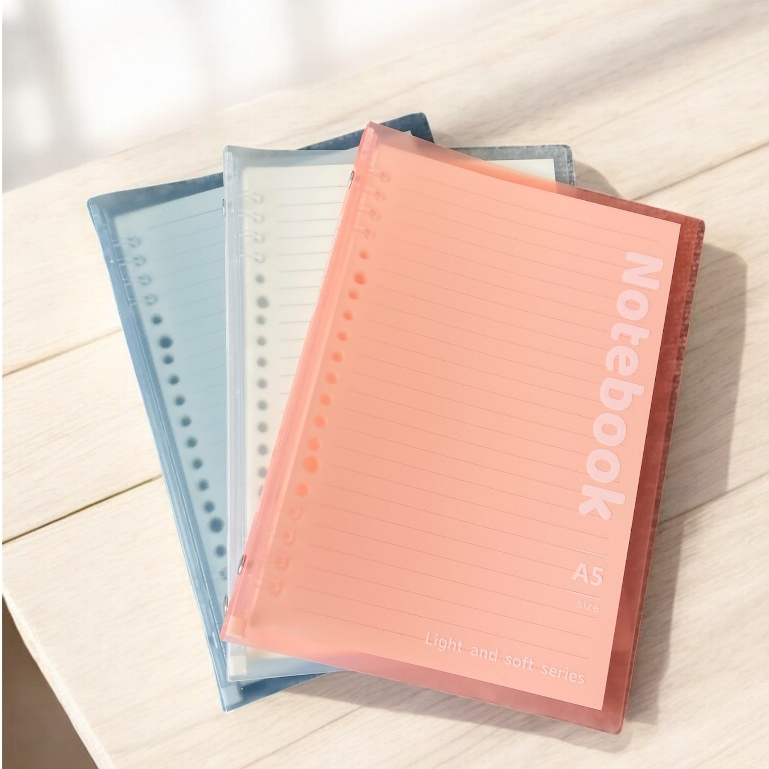

BINDER NOTEBOOK SERIES A5 Pastel Binder Transparan