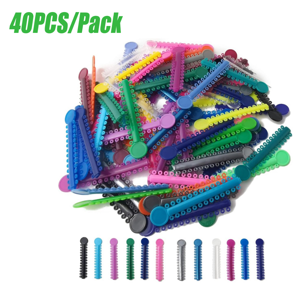 Dental Karet Ortho Behel  ring karet ortho behel murah isi 40karet behel lepas pasang/karet behel pe