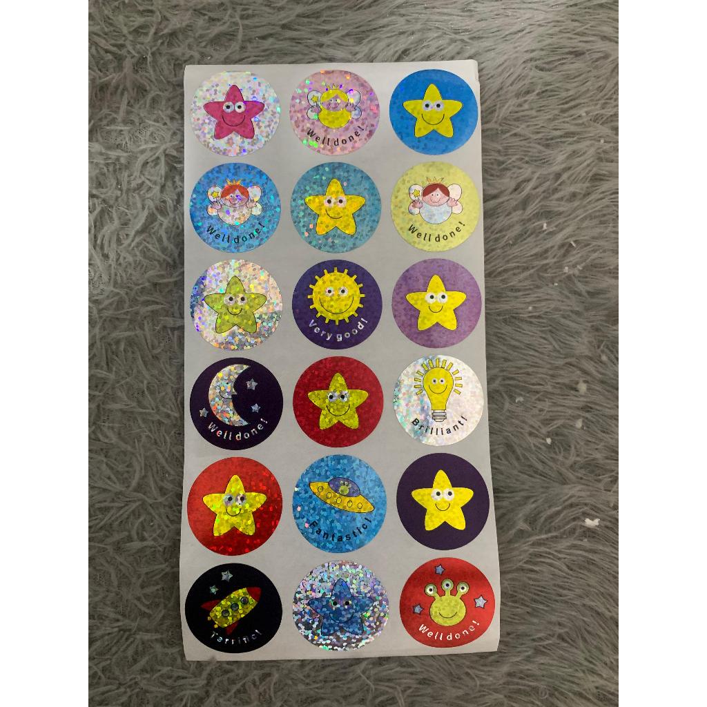 

[DZ] ST670 - (1Lembar) Stiker Reward Anak / Stiker Emoji