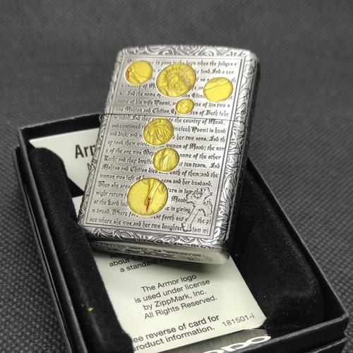 Zippo Armor Constantine Baphomet Silver