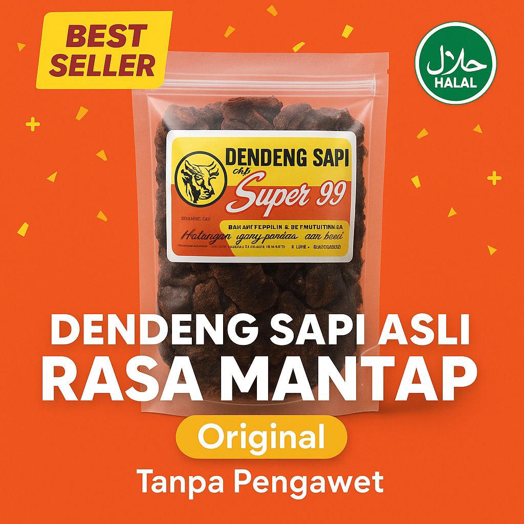 

Dendeng sapi super 99 250 gram |Boyolali