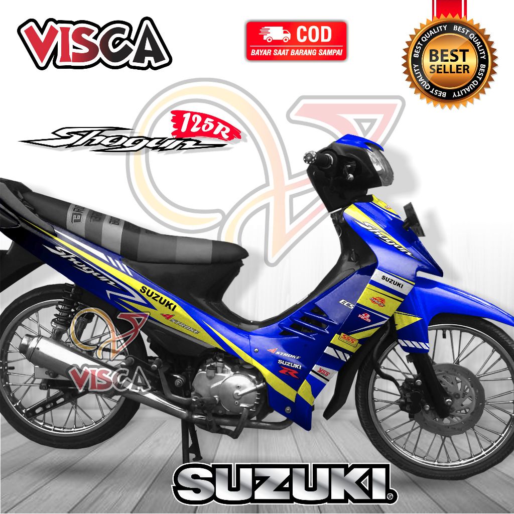 Decal Shogun 125 R Full Body Stiker Shogun 125 R Full Body Striping Shogun 125 R Full Body ROADRACE