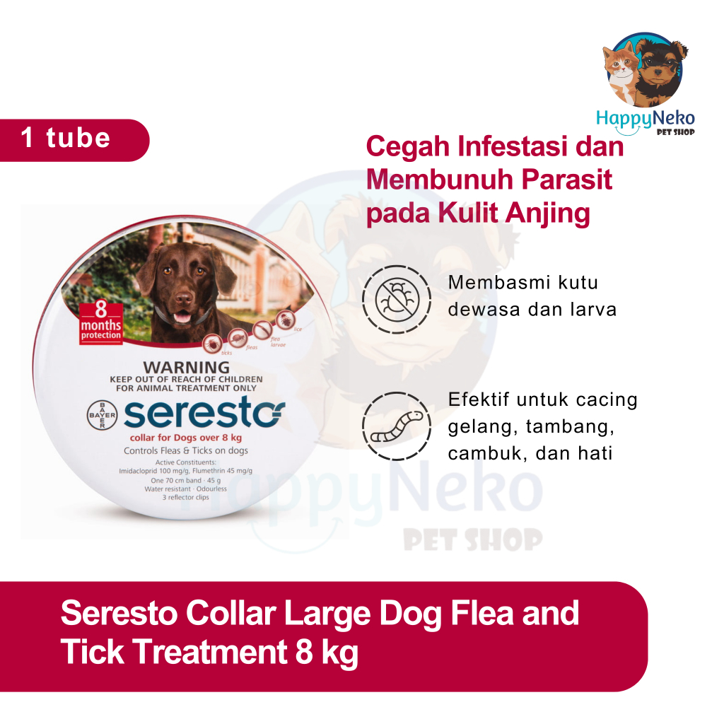 Seresto Collar Large Dog - Kalung Kutu Anjing