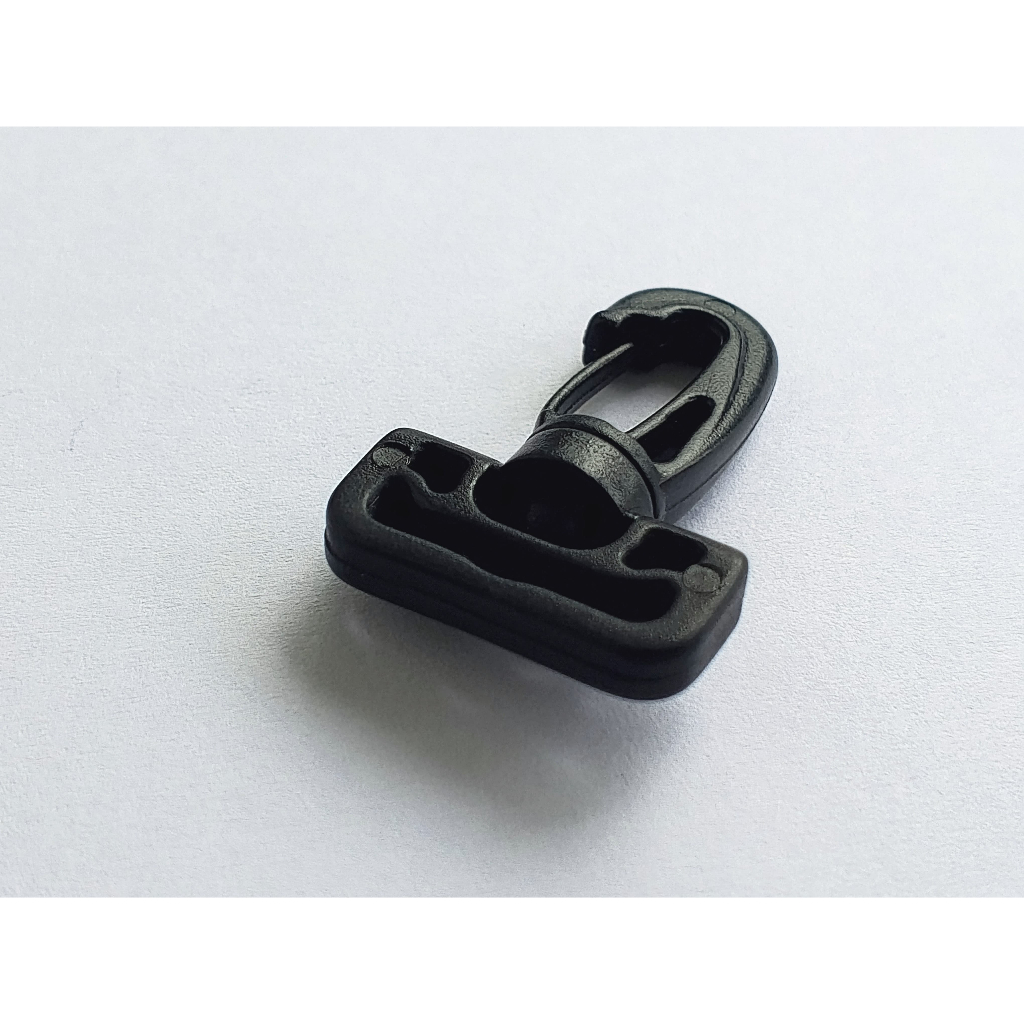 kew-kew kait tas 1.5 cm kait masker plastik buckle acetal Snap Tilt Hook Clips Plastic Snap Hooks