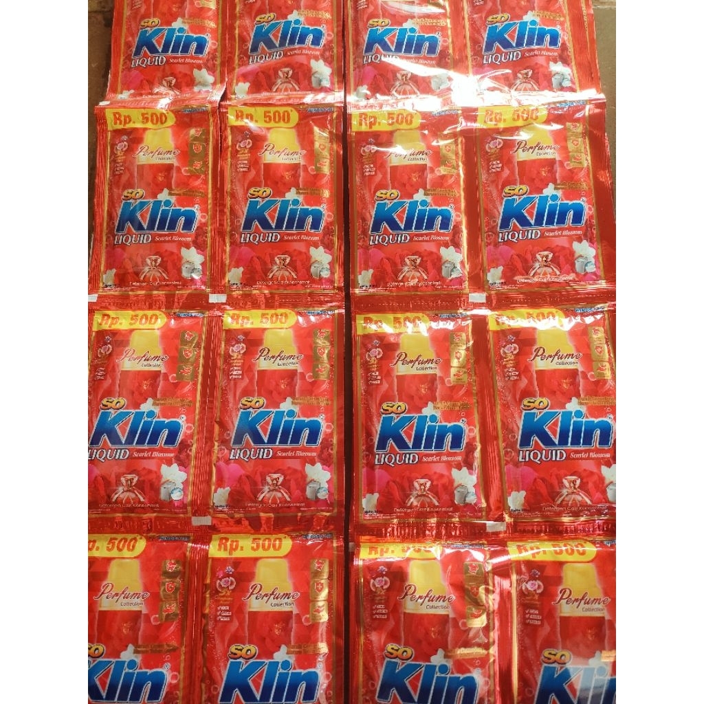 SoKlin Liquid 1/2 dus isi 60pcs