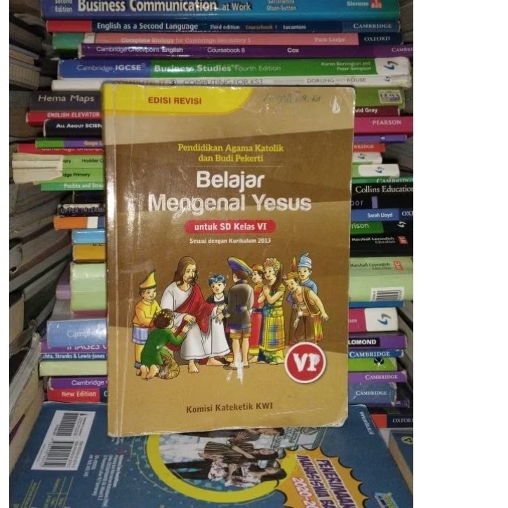 original buku belajar mengenal yesus untuk sd kelas 6 edisi revisi