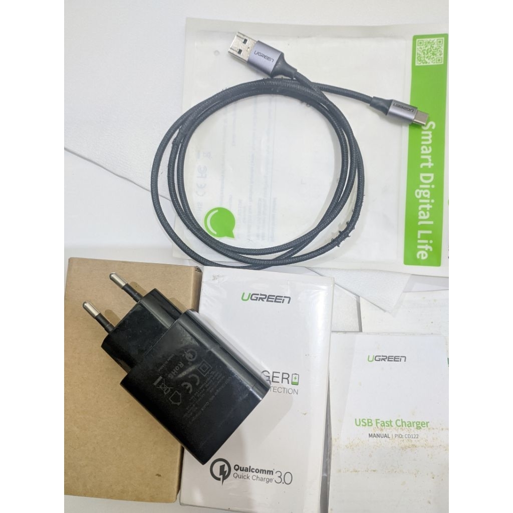 Charger HP Ugreen Qualcomm Quick Charger 3.0 18watt
