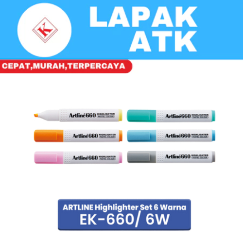 

Highlighter Artline EK-660 PASTEL (1PCS) +