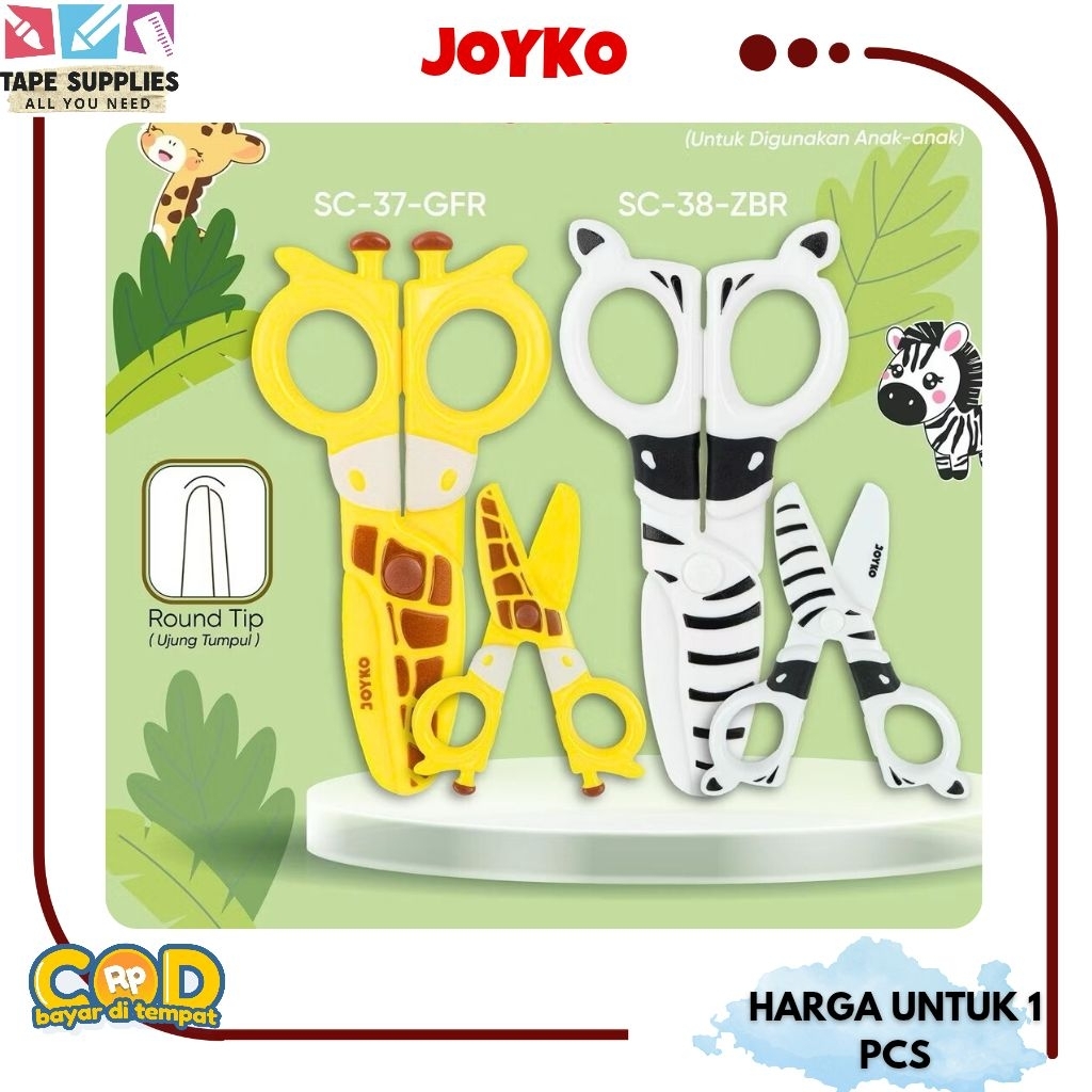 

(NEW!!) Gunting Anak / Scissors SC-37/38 Little Animal (1 PCS)