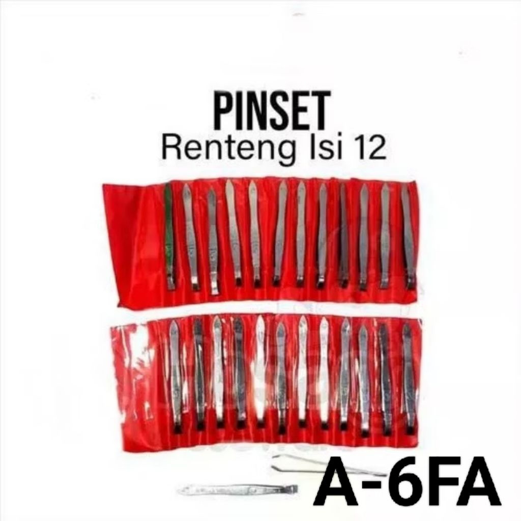 Isi 12 pcs pinset pencabut bulu mata alis/pencabut bulu rambut