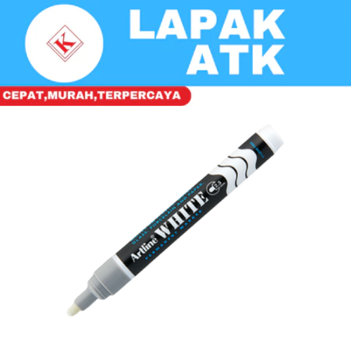 

Spidol Permanent Marker White Colour ARTLINE EKS-70 (1 PCS) +++