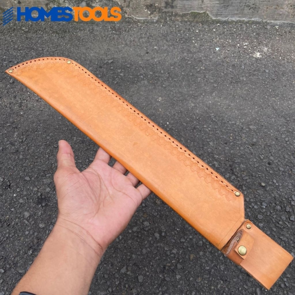 Sarung Pisau Kulit Asli 14 Inch Sarung Pisau Dapur Bahan Kulit Asli