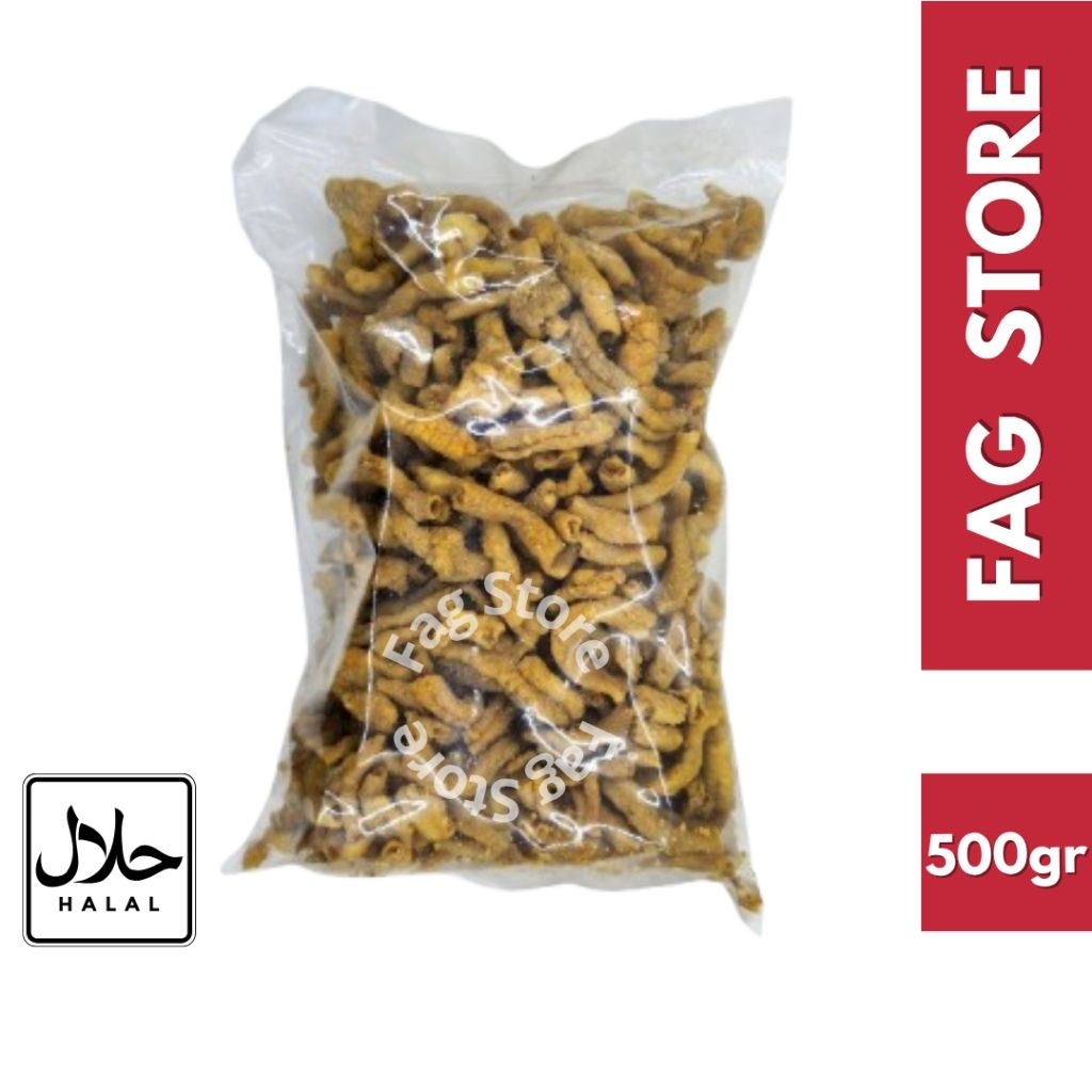 

Keripik Usus Original 500gr Keripik Usus Ayam Kripsus