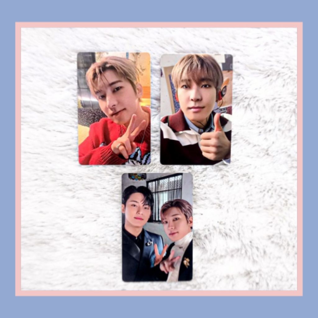 [ ready stock ] wonwoo mingyu unit dicon photocard