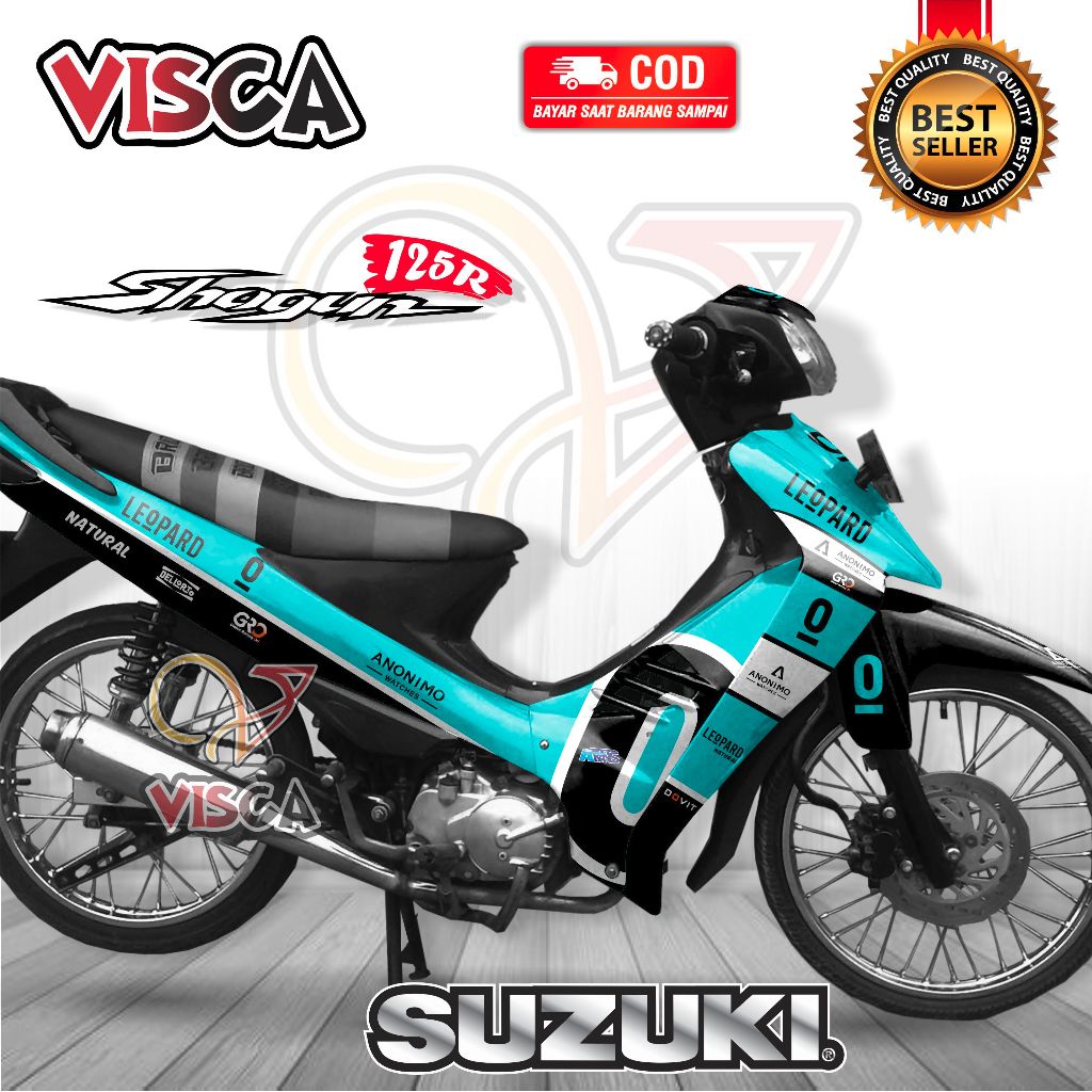 Decal Shogun 125 R Full Body Stiker Shogun 125 R Full Body Striping Shogun 125 R Full Body LEOPARD