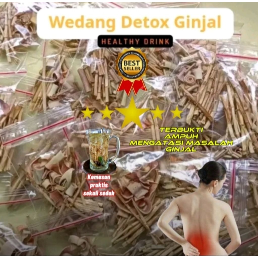

100 Pcs-wedang detok ginjl akar alang sereh megatasi masalah ginjal