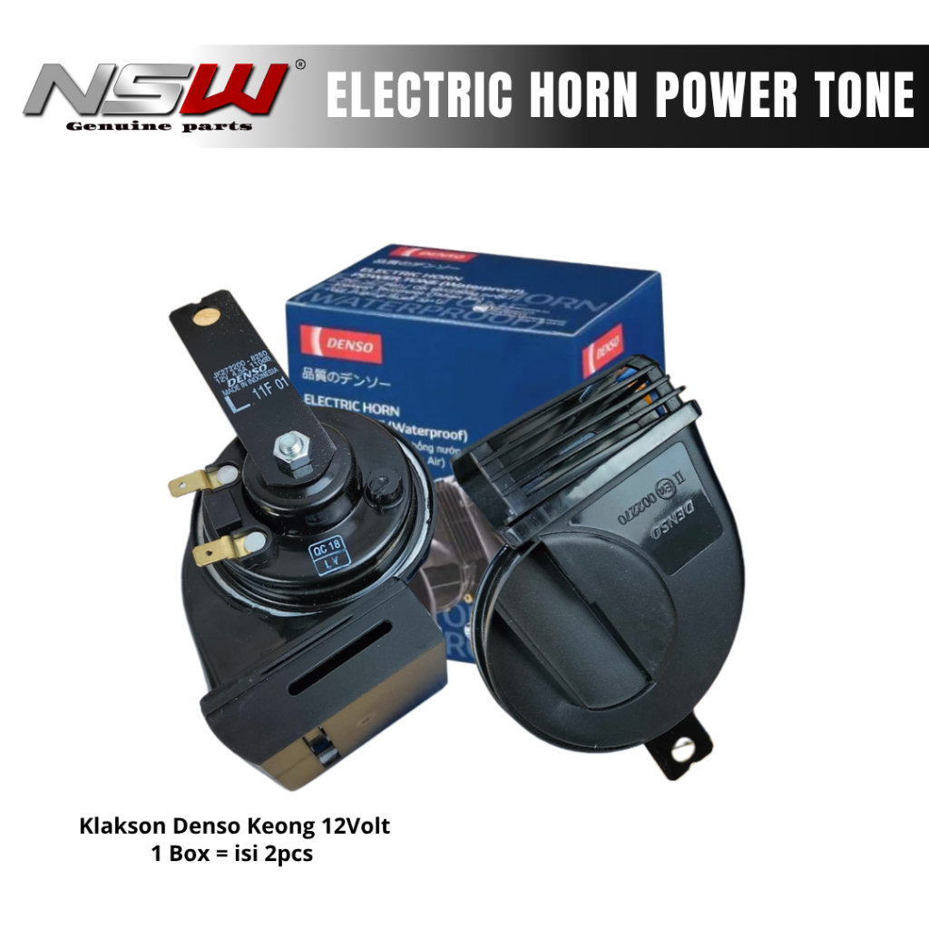 KLAKSON DENSO KEONG WATERPROOF ORIGINAL DENSO UNIVERSAL MOTOR MOBIL DENSO KLAKSON KEONG Waterpoof