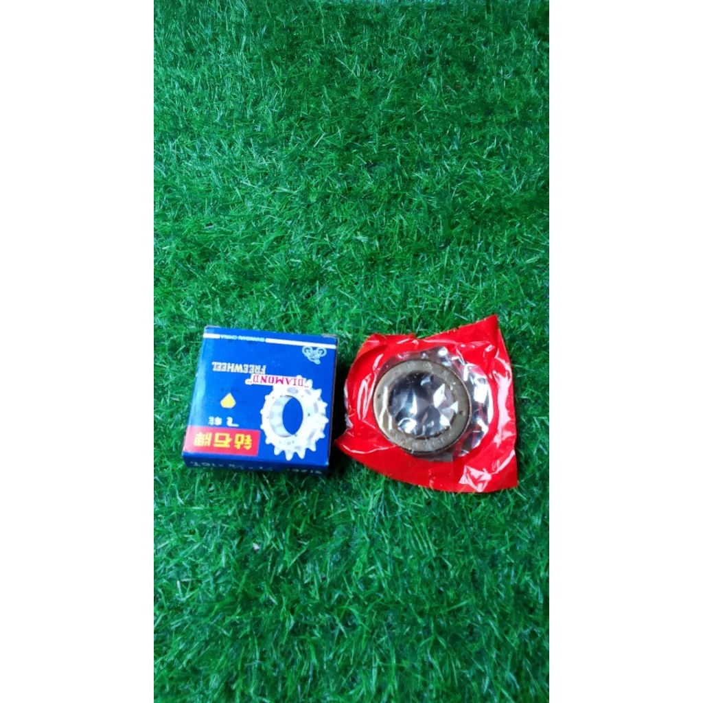 Gir  belakang sepeda uk 12,16,18,20 inch freewneel diamon suara jangkrik
