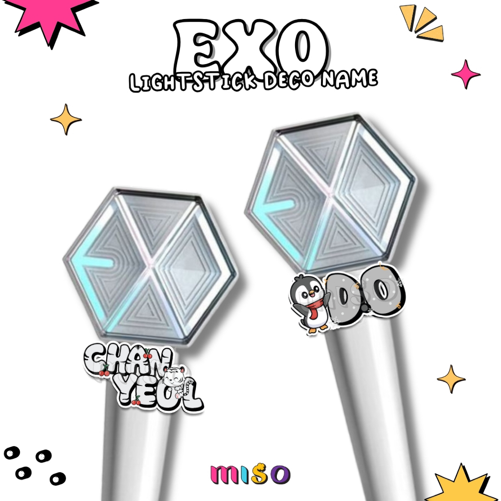 EXO Lightstick ERIBONG Deco / Hiasan Lightstick / EXO Lightstick Deco / EXO Lightstick Deco / EXO Li