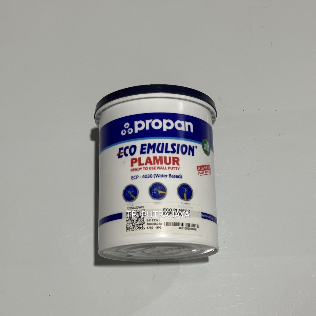 Cat Dasar Tembok PROPAN Eco Emulsion Plamur ECP-4030 1 KG Original Berkualitas