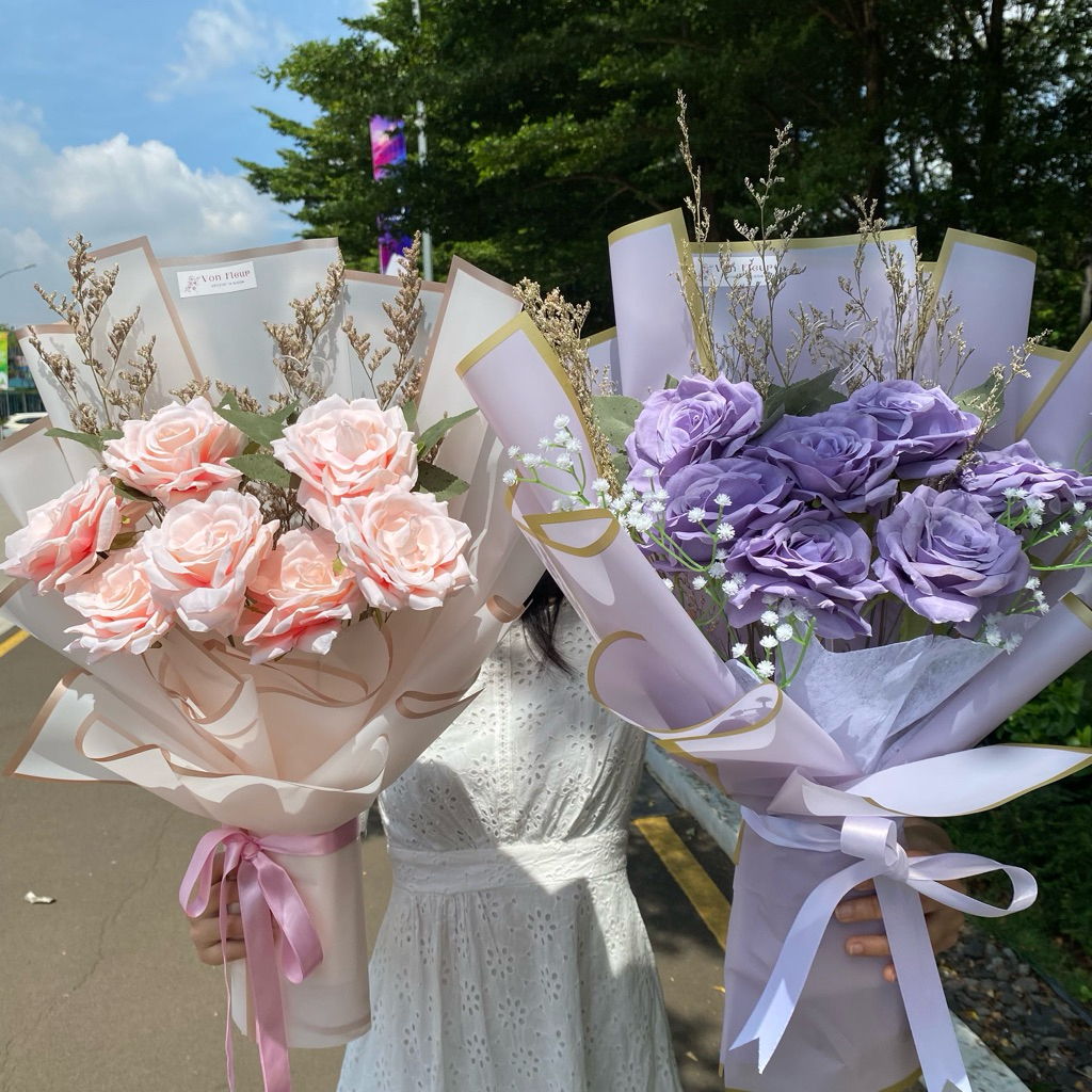 [READY INSTANT] buket bunga / buket bunga mawar / buket bunga cantik / buket bunga valentine / buket