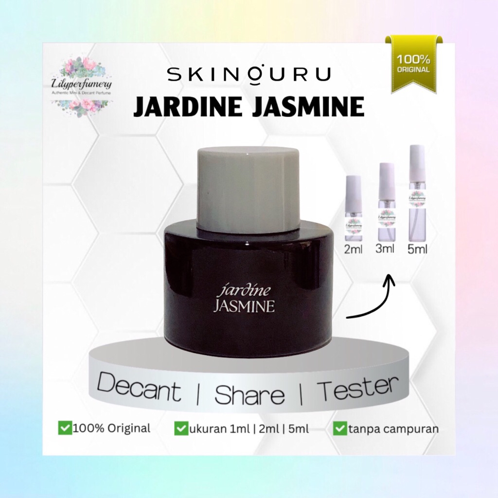 Decant / Share SKINOURU JARDINE JASMINE EDP 1 ml | 2 ml | 5 ml (Authentic Only)