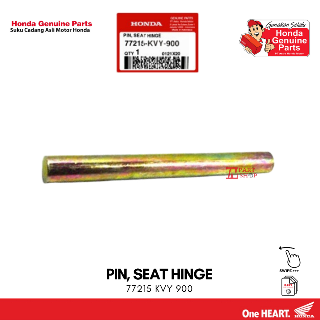 As Engsel Jok (Pin Seat Hinge) - BeAT Karbu KVY / 77215-KVY-900