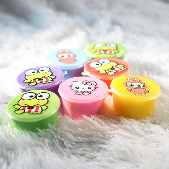 SLIME KARAKTER 50 ML || SLIME BAGUS || SLIME MURAH || TOFU SLIME || SLIME TERLARIS PLOP SLIME