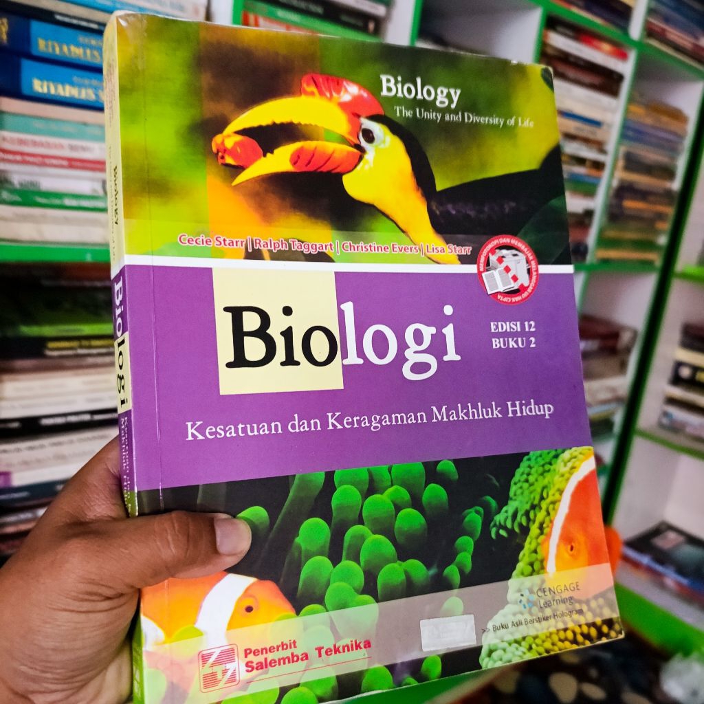 (ORI) buku biologi kesatuan dan keragaman makhluk hidup buku 2 edisi 12 - cecie starr
