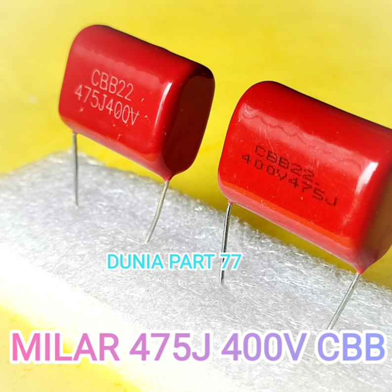 Milar 475J 400V Kapasitor Mylar 475