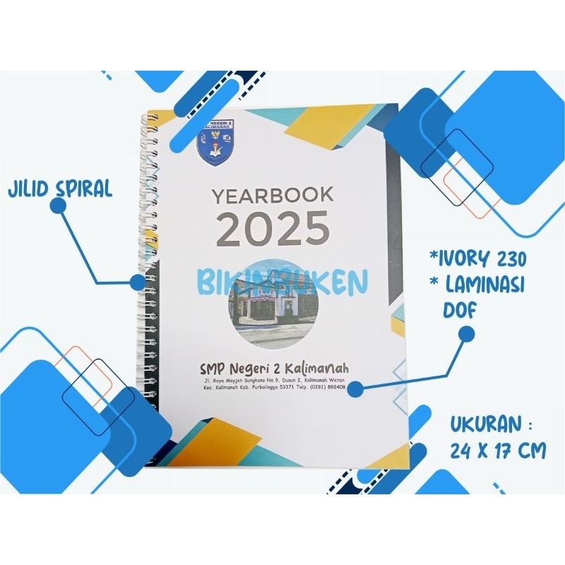 Album Kenangan Jilid Spiral A5+ custom