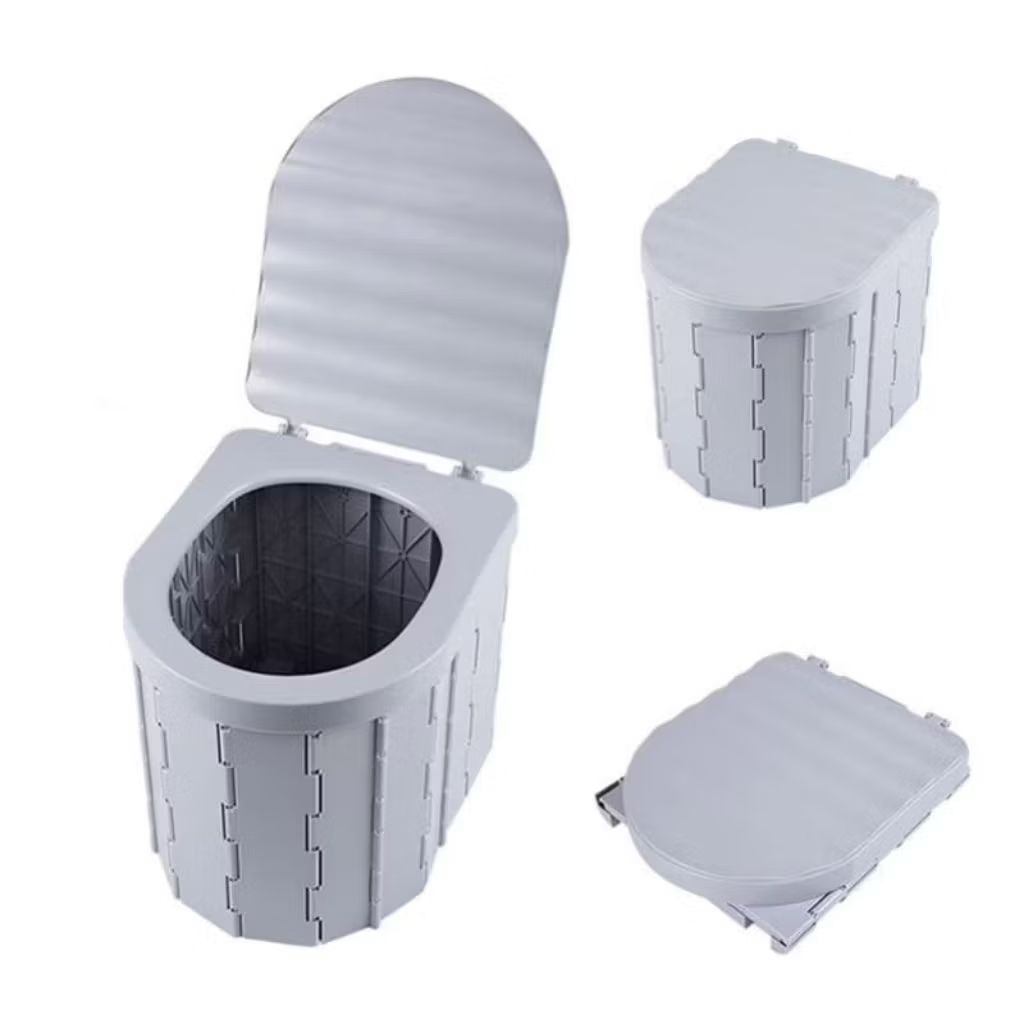Portable Toilet for Camping Toilet Lipat dengan Tutup