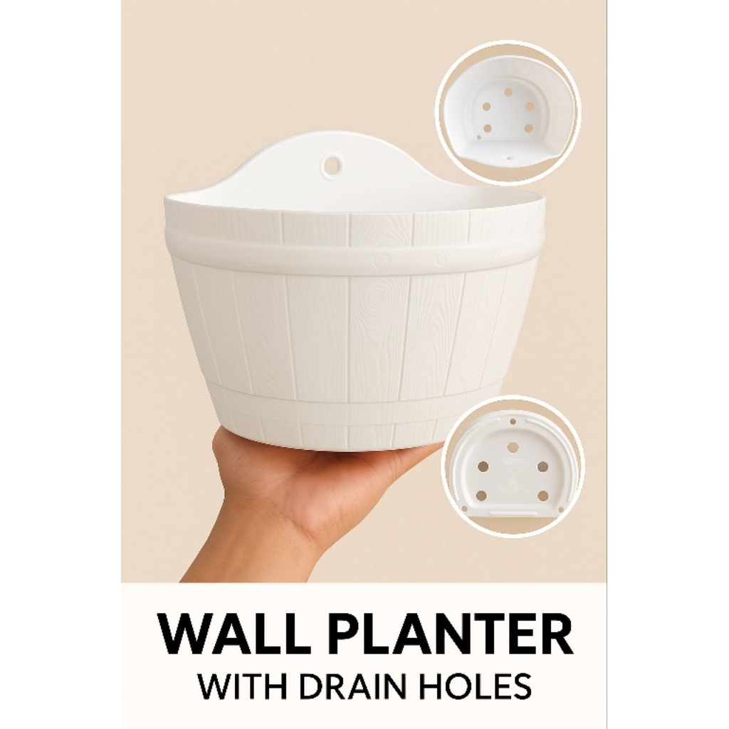 POT TEMPEL DINDING LOVENIA 22 / pot tempel/pot dinding/pot vertical