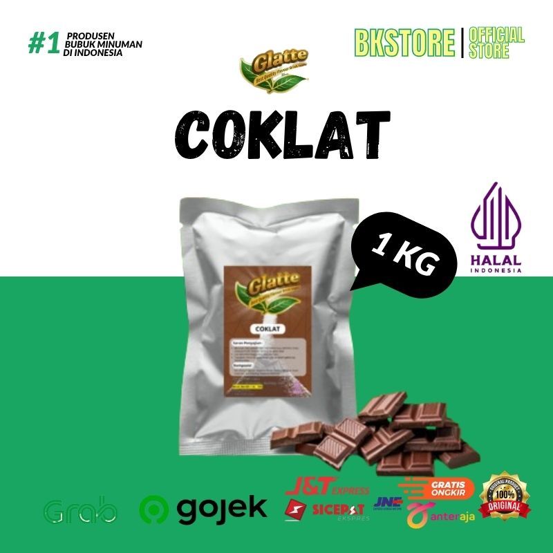 

Glatte Coklat 1 KG / Powder Glatte Rasa Coklat / Bubuk Minuman Rasa Coklat 1kg