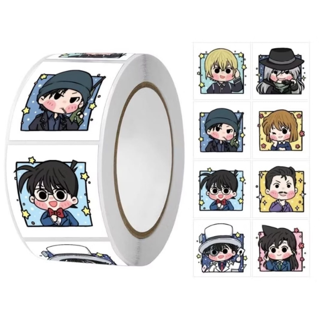 

Sticker Anime Detective Conan Close Case Paper Craft Lucu