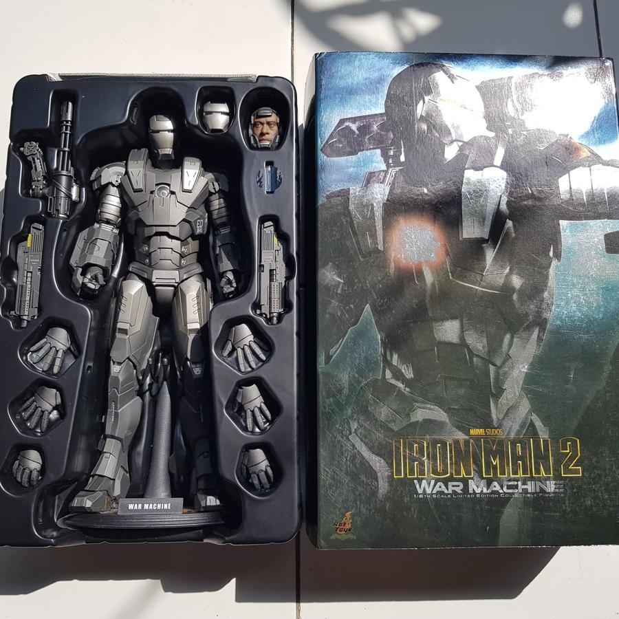 Hot Toys Iron Man 2 War Machine Mark 1 MMS 120 BIB Non Diecast Original Action Figure Marvel