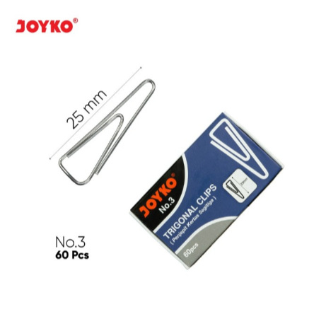 

TRIGONAL CLIP NO. 3 JOYKO (60 PCS)