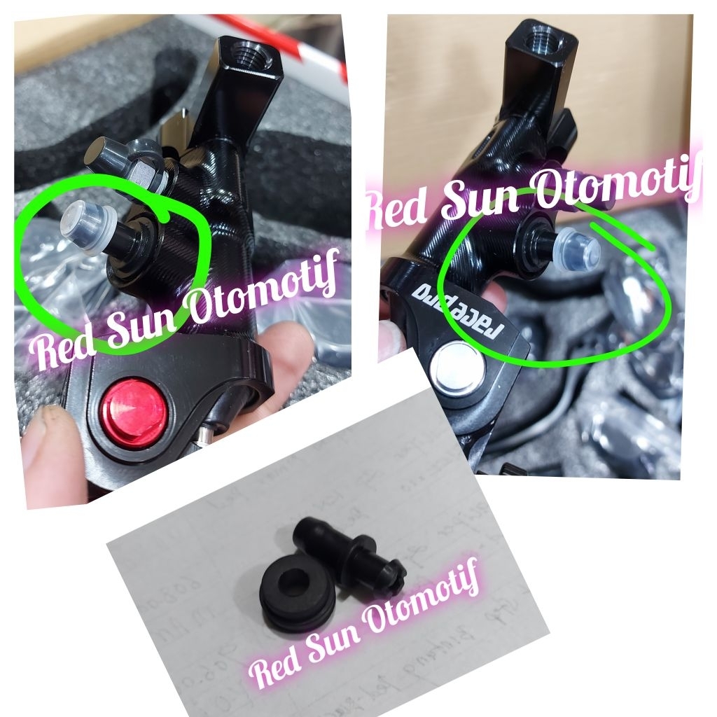 Karet Sil Seal dari master rem ke tabung minyak rem RADIAL pisah tabung rcb ktc rpd vnd ktc racepro 