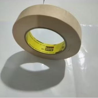 

Lakban Kertas-Maaking tape 3M 232 high temperatur 1"x50mtr