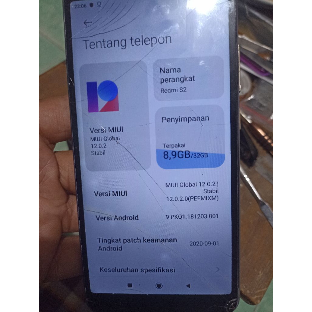 mesin Xiaomi s2 normal