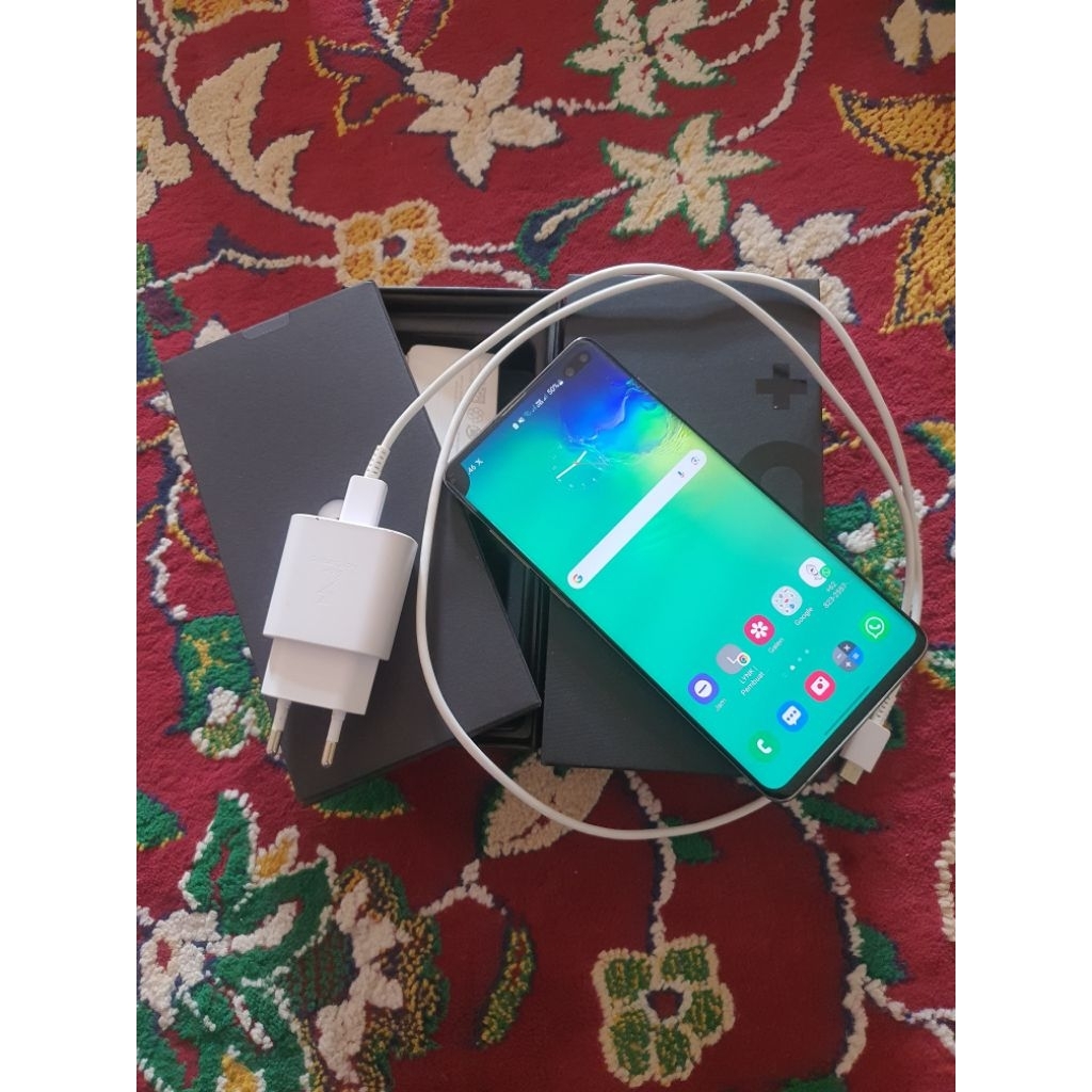 SAMSUNG S10+ 8/128GB EX SEIN DUAL SIM SECOND MURAH
