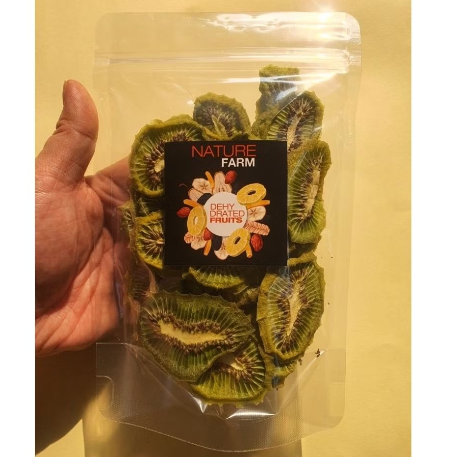 

Nature Farm Premium Dried Kiwi - Buah Kiwi iris kering garnish - resin - tea - infused water
