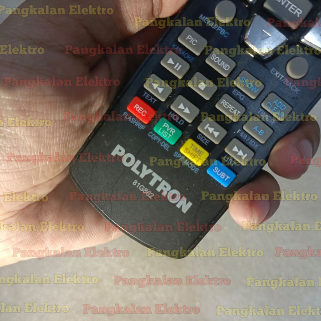 REMOTE POLYTRON SMART TV 81G862 ASLI ORIGINAL FREE BATU BATERAI AAA REMOT POLYTRON SMART TV 81G862
