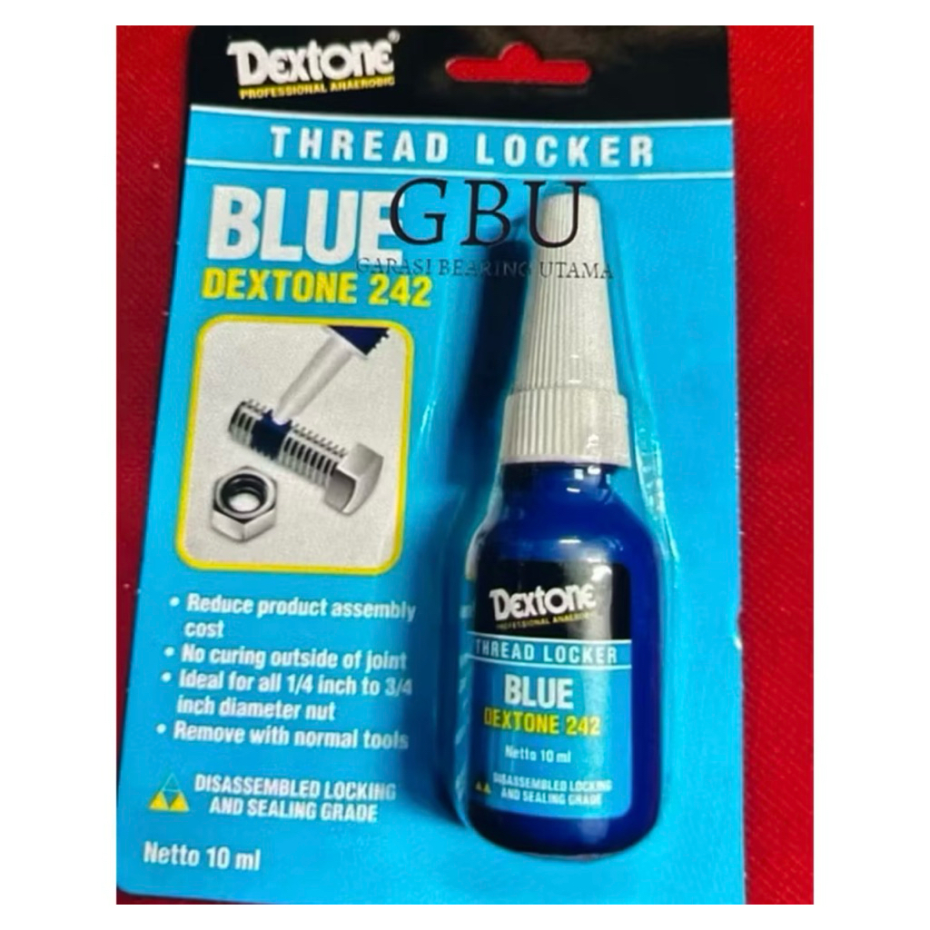 

Lem baut Dextone Thread Locker 242 10ml ( minimal pembelian 12pc )