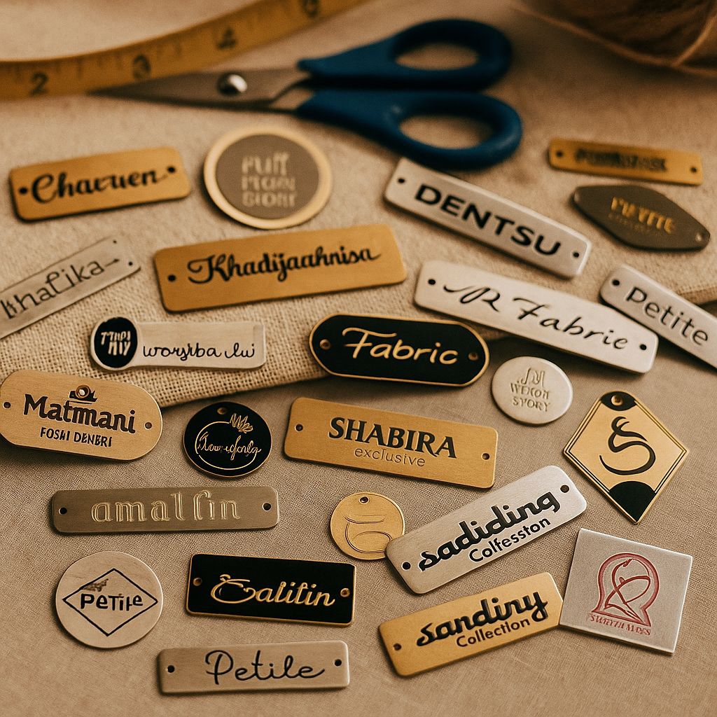 

Label Plat Hangtag, Untuk Merek Hijab, Tas, Dll