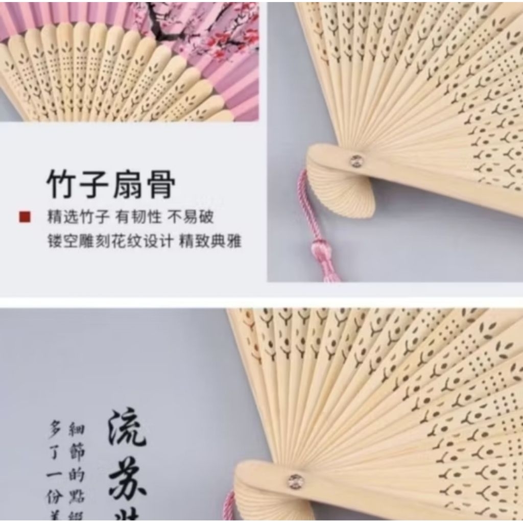 kipas lipat tangan jepang souvenir kipas jepang merchandise kipas keprek jepang