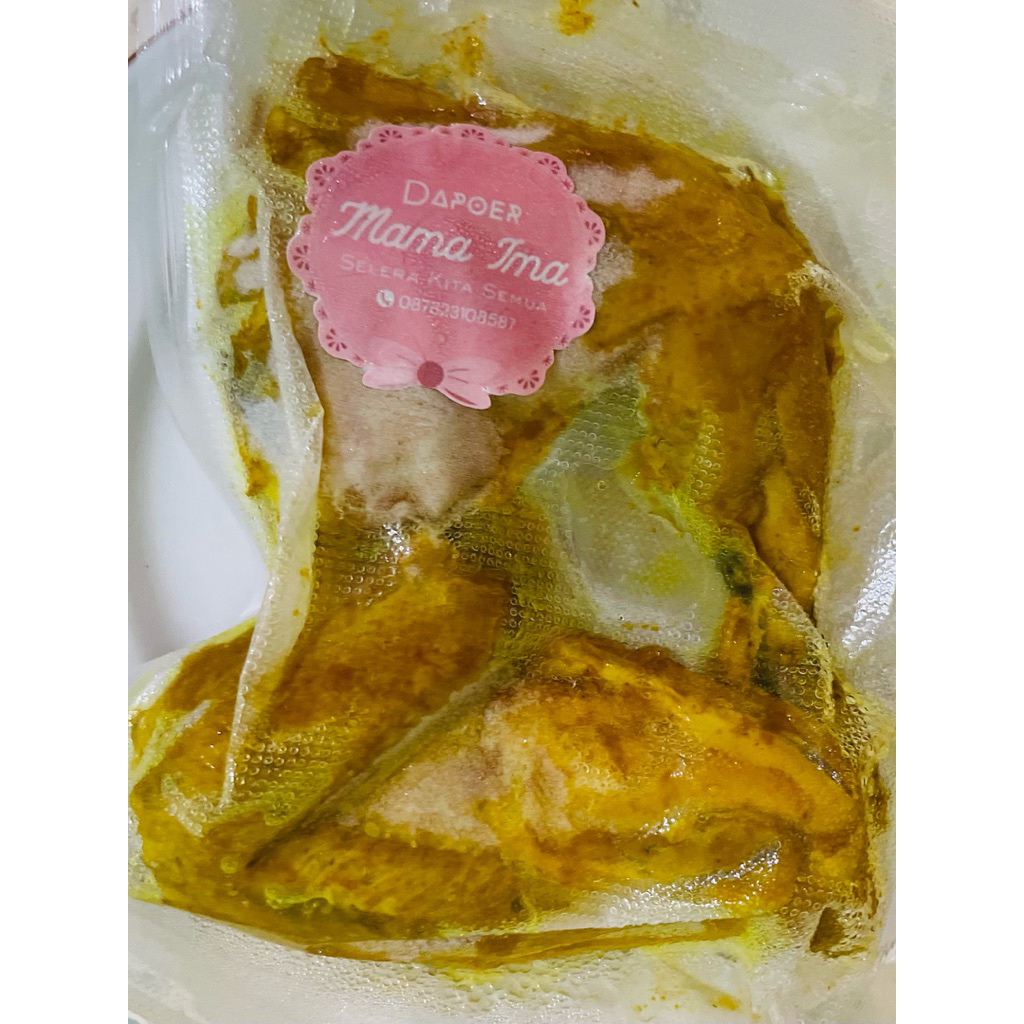 

Ungkep Ayam Serundeng Siap Goreng Frozen Dapoer Mama Ima